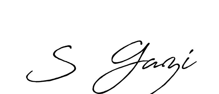 How to Draw S  Gazi signature style? Antro_Vectra_Bolder is a latest design signature styles for name S  Gazi. S  Gazi signature style 7 images and pictures png