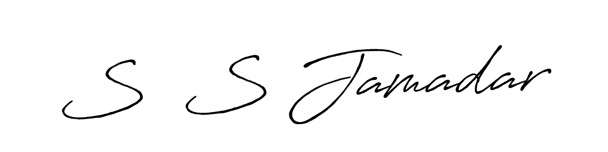 This is the best signature style for the S  S Jamadar name. Also you like these signature font (Antro_Vectra_Bolder). Mix name signature. S  S Jamadar signature style 7 images and pictures png