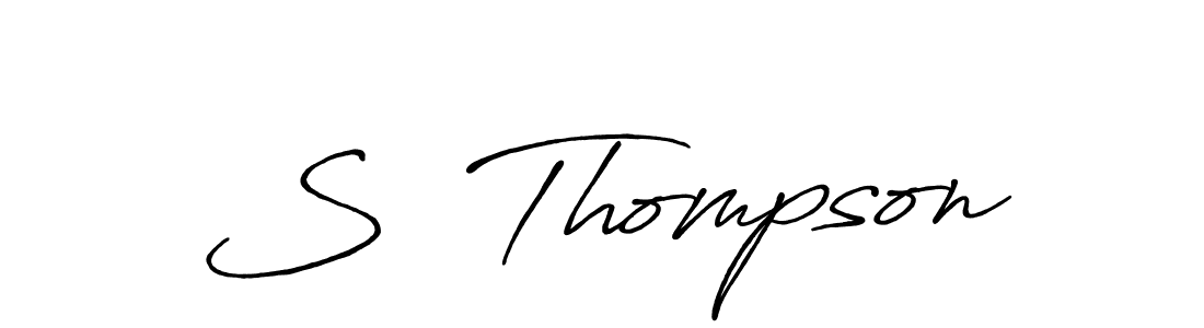 You can use this online signature creator to create a handwritten signature for the name S  Thompson. This is the best online autograph maker. S  Thompson signature style 7 images and pictures png
