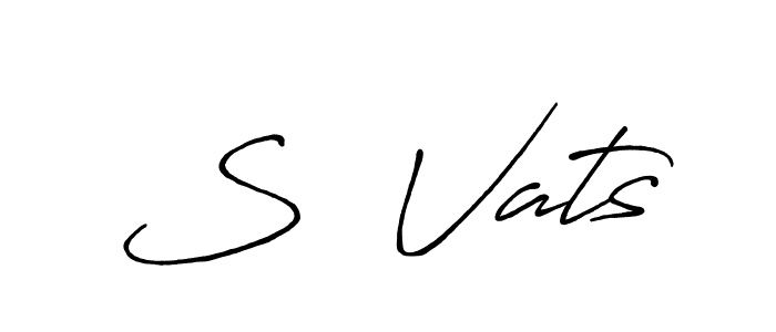 Make a short S  Vats signature style. Manage your documents anywhere anytime using Antro_Vectra_Bolder. Create and add eSignatures, submit forms, share and send files easily. S  Vats signature style 7 images and pictures png