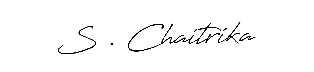 Once you've used our free online signature maker to create your best signature Antro_Vectra_Bolder style, it's time to enjoy all of the benefits that S . Chaitrika name signing documents. S . Chaitrika signature style 7 images and pictures png