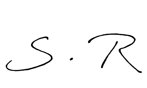 Also we have S . R name is the best signature style. Create professional handwritten signature collection using Antro_Vectra_Bolder autograph style. S . R signature style 7 images and pictures png