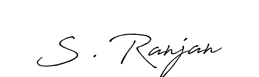 Also You can easily find your signature by using the search form. We will create S . Ranjan name handwritten signature images for you free of cost using Antro_Vectra_Bolder sign style. S . Ranjan signature style 7 images and pictures png