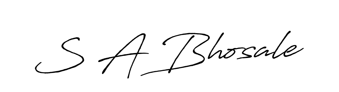 You should practise on your own different ways (Antro_Vectra_Bolder) to write your name (S A Bhosale) in signature. don't let someone else do it for you. S A Bhosale signature style 7 images and pictures png