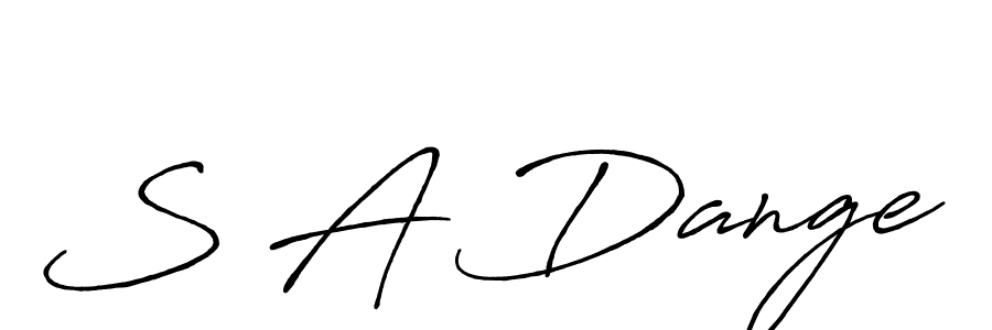 Here are the top 10 professional signature styles for the name S A Dange. These are the best autograph styles you can use for your name. S A Dange signature style 7 images and pictures png