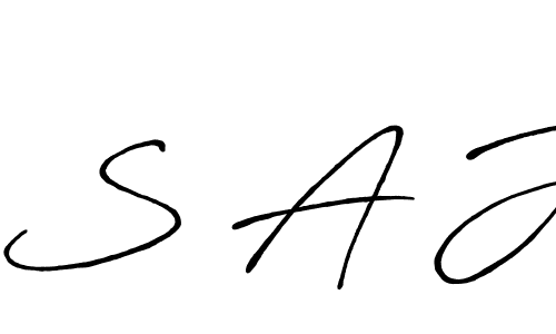 Also we have S A J name is the best signature style. Create professional handwritten signature collection using Antro_Vectra_Bolder autograph style. S A J signature style 7 images and pictures png