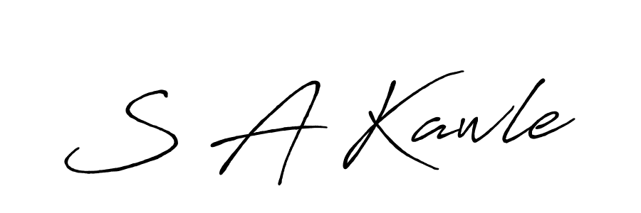 Similarly Antro_Vectra_Bolder is the best handwritten signature design. Signature creator online .You can use it as an online autograph creator for name S A Kawle. S A Kawle signature style 7 images and pictures png