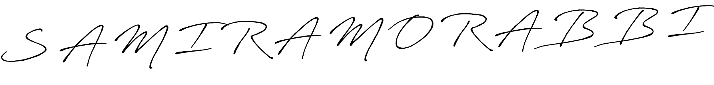 Also we have S A M I R A M O R A B B I name is the best signature style. Create professional handwritten signature collection using Antro_Vectra_Bolder autograph style. S A M I R A M O R A B B I signature style 7 images and pictures png