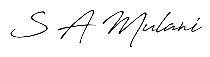 Make a short S A Mulani signature style. Manage your documents anywhere anytime using Antro_Vectra_Bolder. Create and add eSignatures, submit forms, share and send files easily. S A Mulani signature style 7 images and pictures png