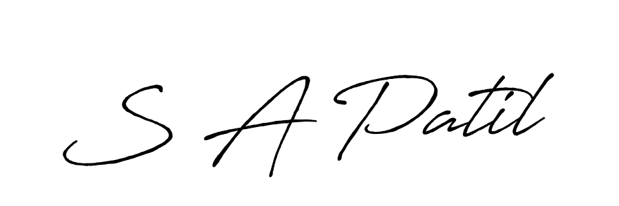 You should practise on your own different ways (Antro_Vectra_Bolder) to write your name (S A Patil) in signature. don't let someone else do it for you. S A Patil signature style 7 images and pictures png