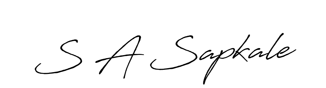 This is the best signature style for the S A Sapkale name. Also you like these signature font (Antro_Vectra_Bolder). Mix name signature. S A Sapkale signature style 7 images and pictures png