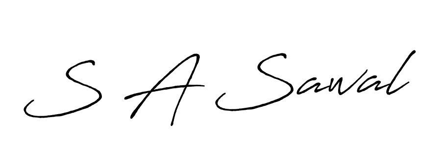 It looks lik you need a new signature style for name S A Sawal. Design unique handwritten (Antro_Vectra_Bolder) signature with our free signature maker in just a few clicks. S A Sawal signature style 7 images and pictures png