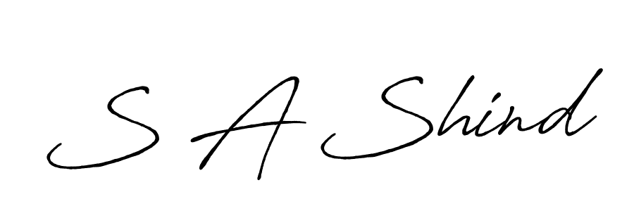 Make a beautiful signature design for name S A Shind. Use this online signature maker to create a handwritten signature for free. S A Shind signature style 7 images and pictures png