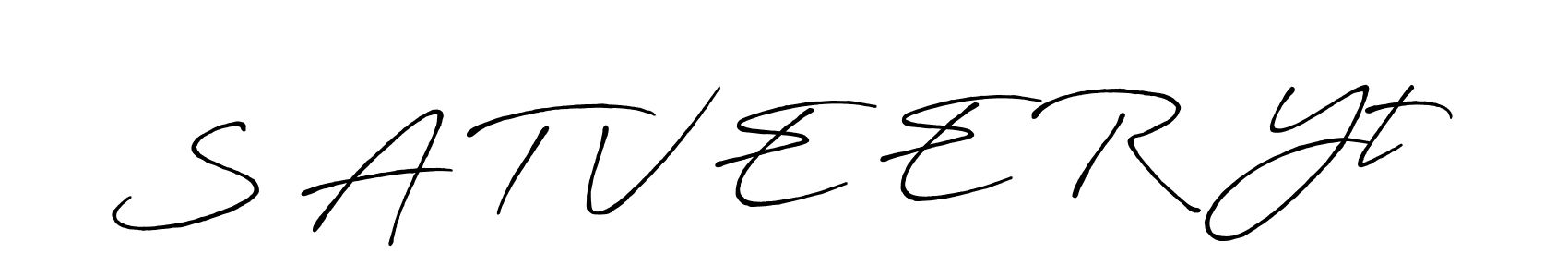 How to make S A T V E E R  Yt signature? Antro_Vectra_Bolder is a professional autograph style. Create handwritten signature for S A T V E E R  Yt name. S A T V E E R  Yt signature style 7 images and pictures png