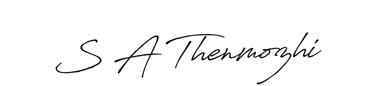 Once you've used our free online signature maker to create your best signature Antro_Vectra_Bolder style, it's time to enjoy all of the benefits that S A Thenmozhi name signing documents. S A Thenmozhi signature style 7 images and pictures png