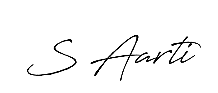 Make a beautiful signature design for name S Aarti. Use this online signature maker to create a handwritten signature for free. S Aarti signature style 7 images and pictures png