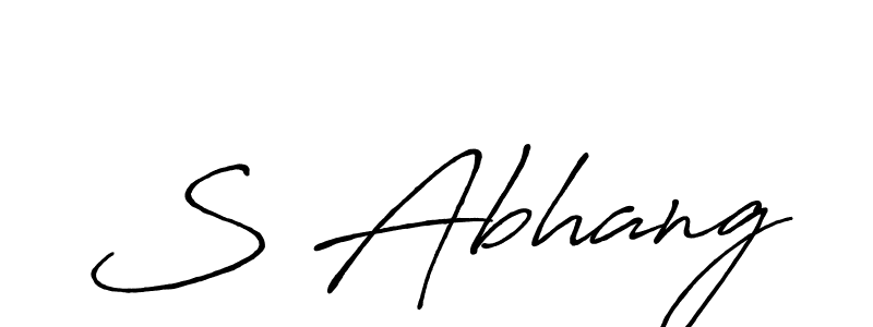 This is the best signature style for the S Abhang name. Also you like these signature font (Antro_Vectra_Bolder). Mix name signature. S Abhang signature style 7 images and pictures png