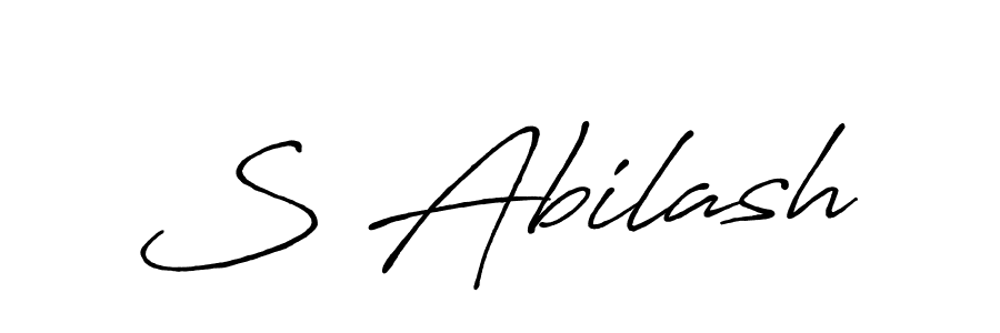 Once you've used our free online signature maker to create your best signature Antro_Vectra_Bolder style, it's time to enjoy all of the benefits that S Abilash name signing documents. S Abilash signature style 7 images and pictures png