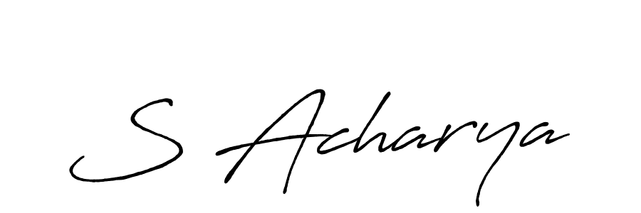 Once you've used our free online signature maker to create your best signature Antro_Vectra_Bolder style, it's time to enjoy all of the benefits that S Acharya name signing documents. S Acharya signature style 7 images and pictures png