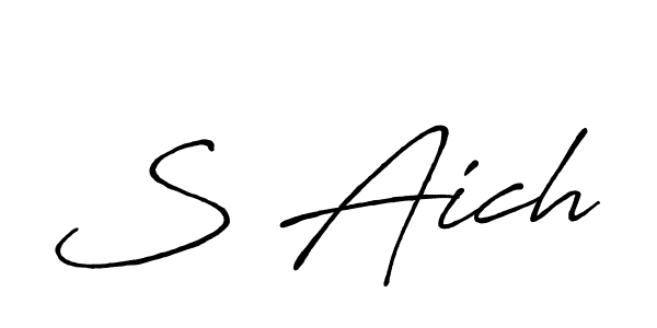 See photos of S Aich official signature by Spectra . Check more albums & portfolios. Read reviews & check more about Antro_Vectra_Bolder font. S Aich signature style 7 images and pictures png