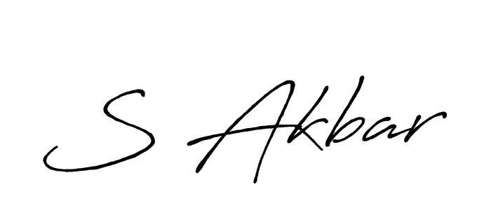 Make a beautiful signature design for name S Akbar. Use this online signature maker to create a handwritten signature for free. S Akbar signature style 7 images and pictures png