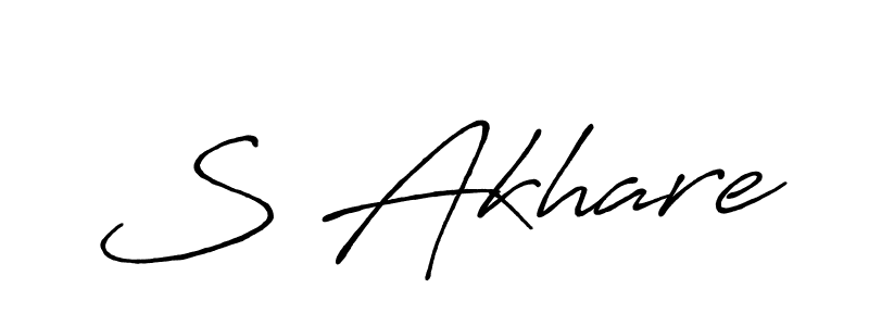 This is the best signature style for the S Akhare name. Also you like these signature font (Antro_Vectra_Bolder). Mix name signature. S Akhare signature style 7 images and pictures png