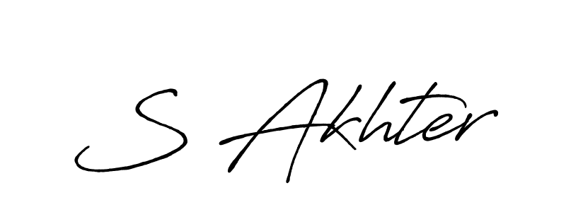 You can use this online signature creator to create a handwritten signature for the name S Akhter. This is the best online autograph maker. S Akhter signature style 7 images and pictures png