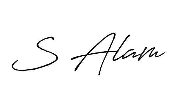 It looks lik you need a new signature style for name S Alam. Design unique handwritten (Antro_Vectra_Bolder) signature with our free signature maker in just a few clicks. S Alam signature style 7 images and pictures png