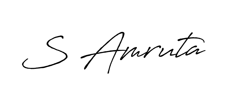 This is the best signature style for the S Amruta name. Also you like these signature font (Antro_Vectra_Bolder). Mix name signature. S Amruta signature style 7 images and pictures png