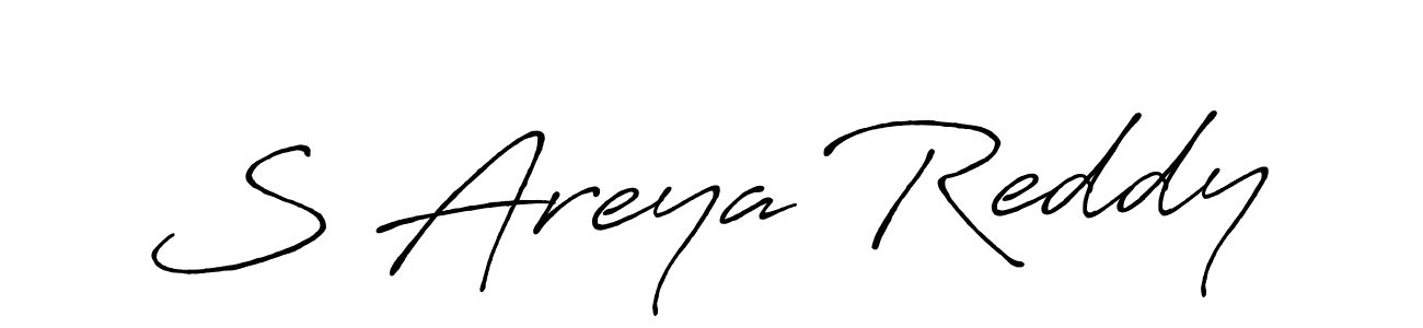 Design your own signature with our free online signature maker. With this signature software, you can create a handwritten (Antro_Vectra_Bolder) signature for name S Areya Reddy. S Areya Reddy signature style 7 images and pictures png