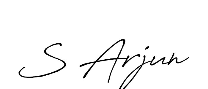 Once you've used our free online signature maker to create your best signature Antro_Vectra_Bolder style, it's time to enjoy all of the benefits that S Arjun name signing documents. S Arjun signature style 7 images and pictures png