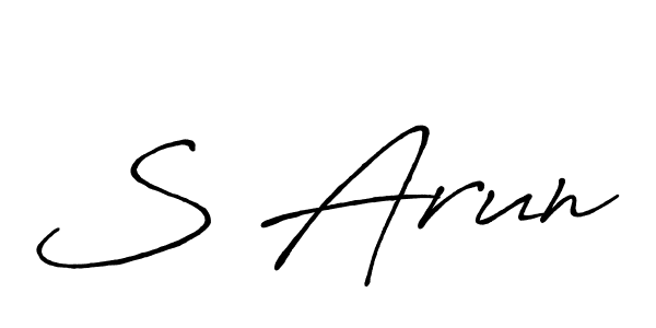 Once you've used our free online signature maker to create your best signature Antro_Vectra_Bolder style, it's time to enjoy all of the benefits that S Arun name signing documents. S Arun signature style 7 images and pictures png