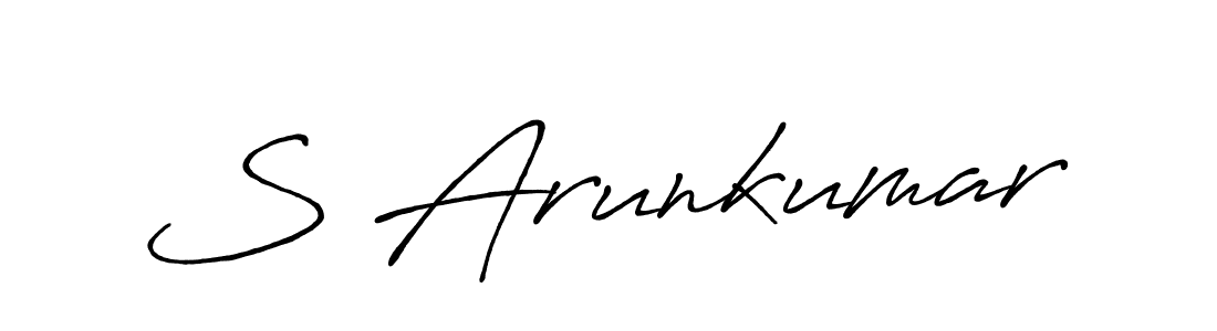 How to Draw S Arunkumar signature style? Antro_Vectra_Bolder is a latest design signature styles for name S Arunkumar. S Arunkumar signature style 7 images and pictures png