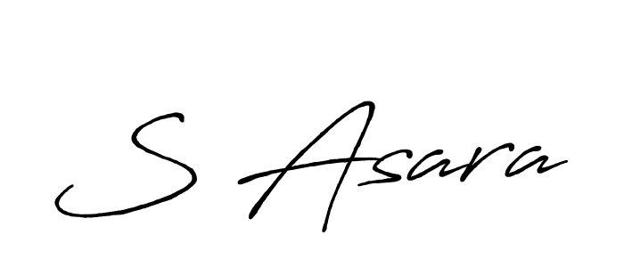 Use a signature maker to create a handwritten signature online. With this signature software, you can design (Antro_Vectra_Bolder) your own signature for name S Asara. S Asara signature style 7 images and pictures png
