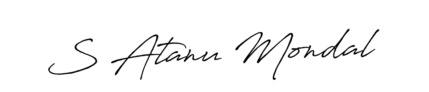 Similarly Antro_Vectra_Bolder is the best handwritten signature design. Signature creator online .You can use it as an online autograph creator for name S Atanu Mondal. S Atanu Mondal signature style 7 images and pictures png