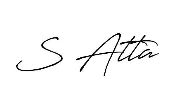 Make a beautiful signature design for name S Atta. Use this online signature maker to create a handwritten signature for free. S Atta signature style 7 images and pictures png