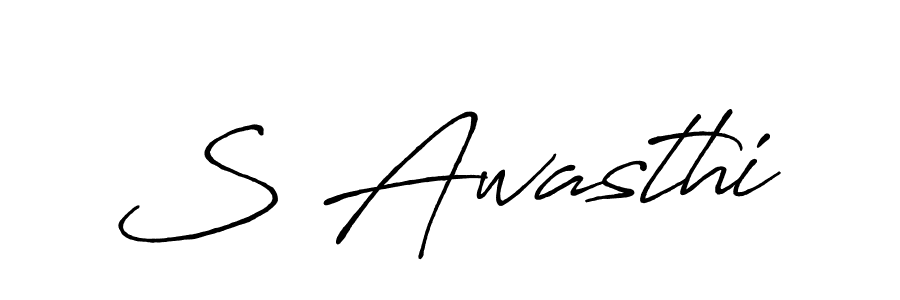 Best and Professional Signature Style for S Awasthi. Antro_Vectra_Bolder Best Signature Style Collection. S Awasthi signature style 7 images and pictures png