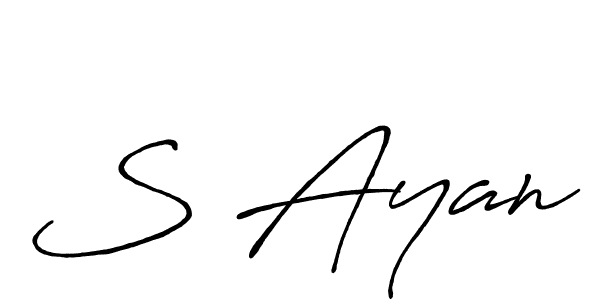 See photos of S Ayan official signature by Spectra . Check more albums & portfolios. Read reviews & check more about Antro_Vectra_Bolder font. S Ayan signature style 7 images and pictures png