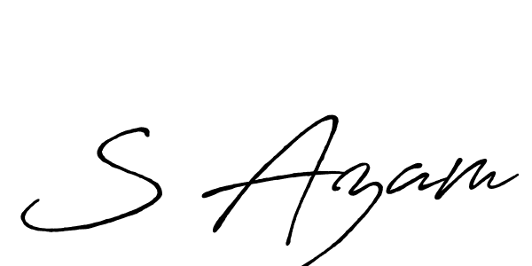 Once you've used our free online signature maker to create your best signature Antro_Vectra_Bolder style, it's time to enjoy all of the benefits that S Azam name signing documents. S Azam signature style 7 images and pictures png