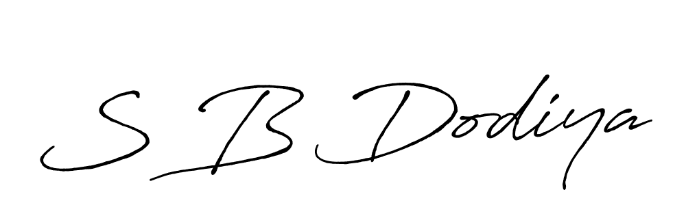 Also You can easily find your signature by using the search form. We will create S B Dodiya name handwritten signature images for you free of cost using Antro_Vectra_Bolder sign style. S B Dodiya signature style 7 images and pictures png