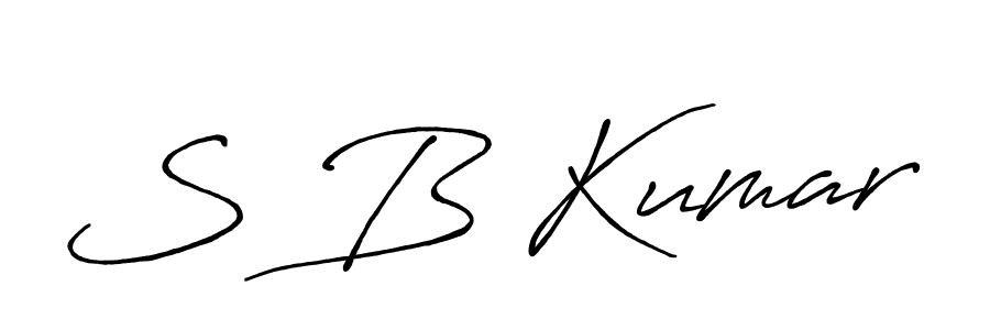 It looks lik you need a new signature style for name S B Kumar. Design unique handwritten (Antro_Vectra_Bolder) signature with our free signature maker in just a few clicks. S B Kumar signature style 7 images and pictures png