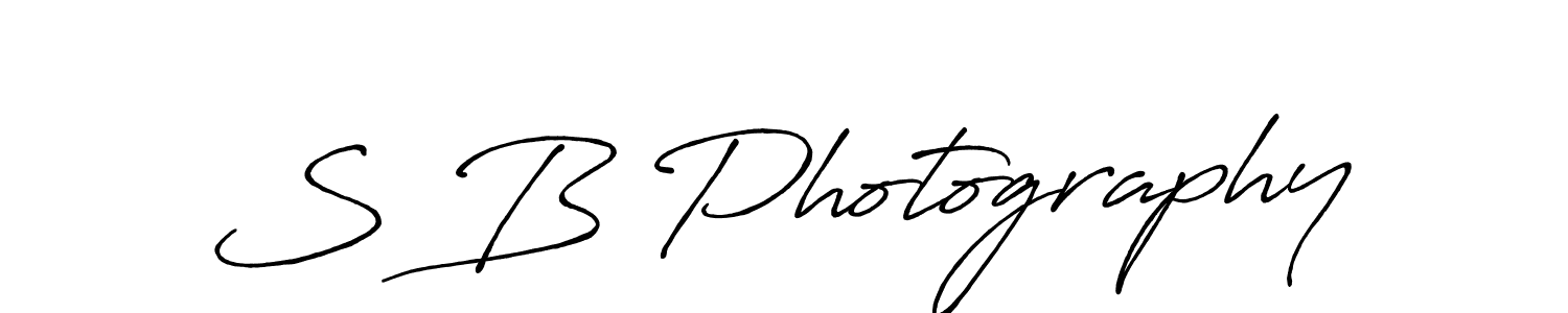 Antro_Vectra_Bolder is a professional signature style that is perfect for those who want to add a touch of class to their signature. It is also a great choice for those who want to make their signature more unique. Get S B Photography name to fancy signature for free. S B Photography signature style 7 images and pictures png