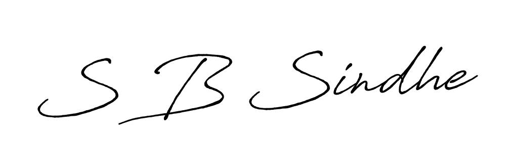 How to Draw S B Sindhe signature style? Antro_Vectra_Bolder is a latest design signature styles for name S B Sindhe. S B Sindhe signature style 7 images and pictures png