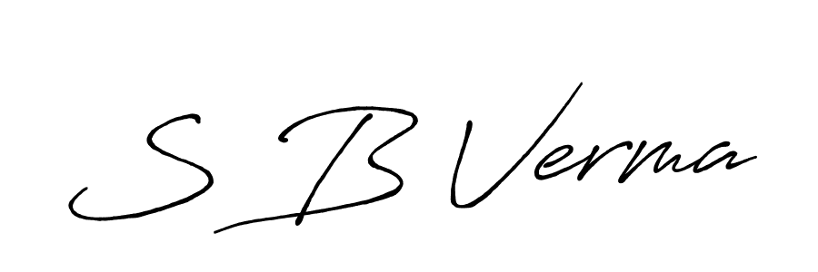 Best and Professional Signature Style for S B Verma. Antro_Vectra_Bolder Best Signature Style Collection. S B Verma signature style 7 images and pictures png