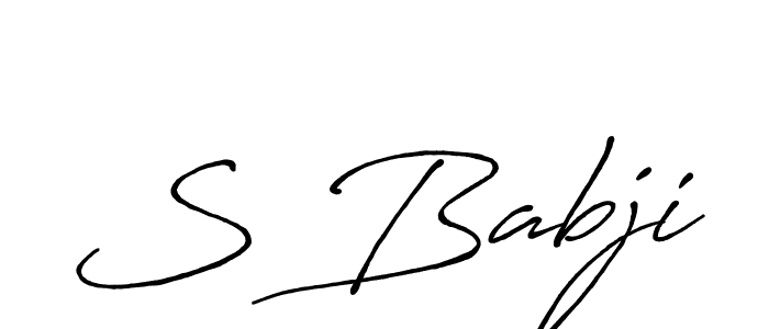 You can use this online signature creator to create a handwritten signature for the name S Babji. This is the best online autograph maker. S Babji signature style 7 images and pictures png