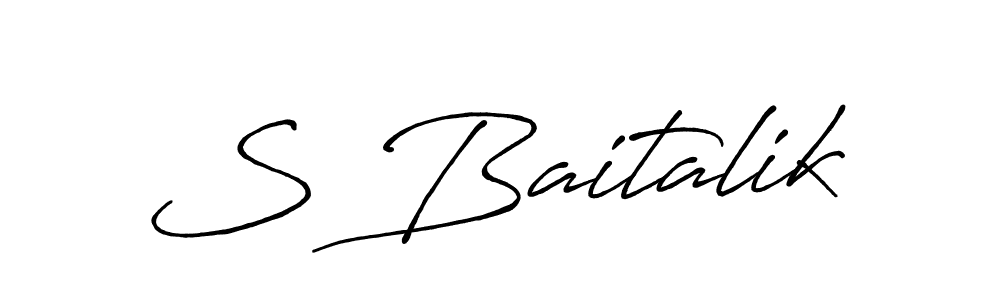 You can use this online signature creator to create a handwritten signature for the name S Baitalik. This is the best online autograph maker. S Baitalik signature style 7 images and pictures png