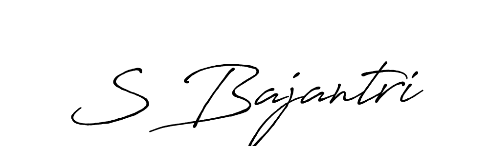 Make a beautiful signature design for name S Bajantri. Use this online signature maker to create a handwritten signature for free. S Bajantri signature style 7 images and pictures png