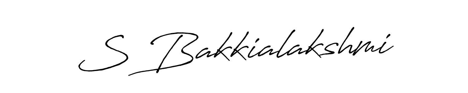 This is the best signature style for the S Bakkialakshmi name. Also you like these signature font (Antro_Vectra_Bolder). Mix name signature. S Bakkialakshmi signature style 7 images and pictures png