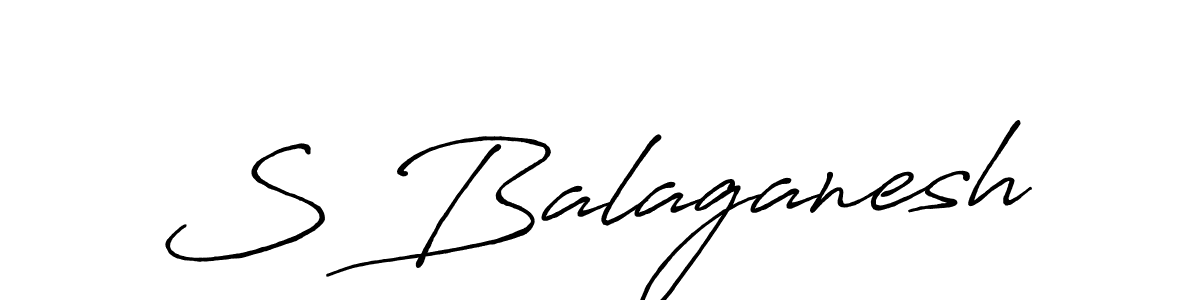 Antro_Vectra_Bolder is a professional signature style that is perfect for those who want to add a touch of class to their signature. It is also a great choice for those who want to make their signature more unique. Get S Balaganesh name to fancy signature for free. S Balaganesh signature style 7 images and pictures png