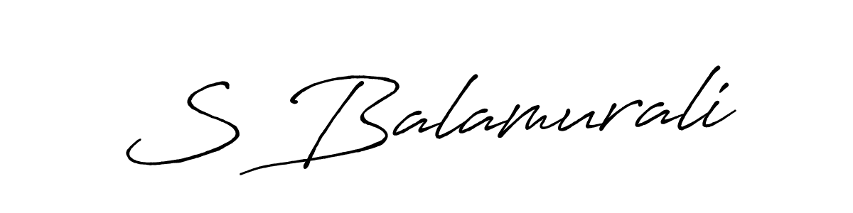 Once you've used our free online signature maker to create your best signature Antro_Vectra_Bolder style, it's time to enjoy all of the benefits that S Balamurali name signing documents. S Balamurali signature style 7 images and pictures png
